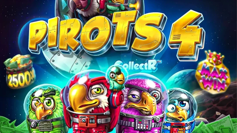 Tela principal do slot Pirots 4 da ELK Studios